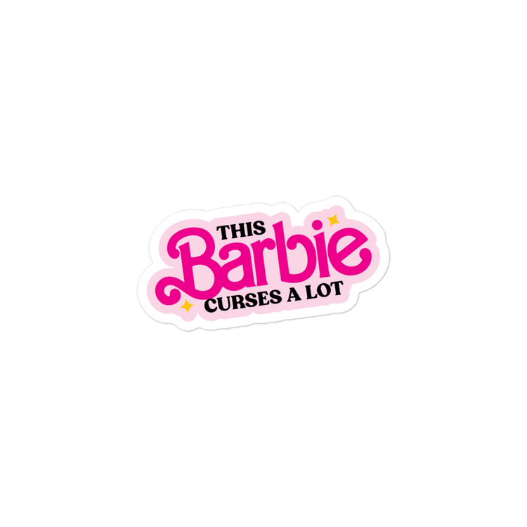 This Barbie Curses a Lot Sticker