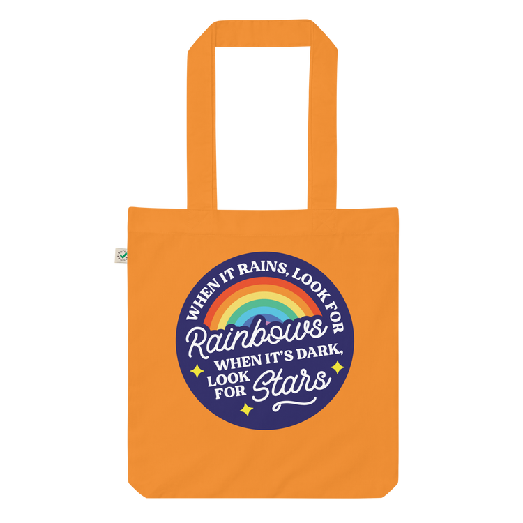 When it Rains Look for Rainbows Tote