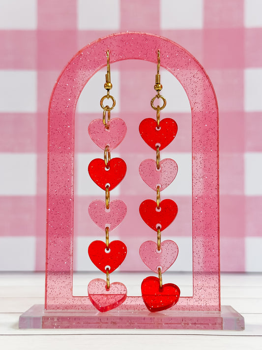 Chain of Hearts (Red and Pink!)