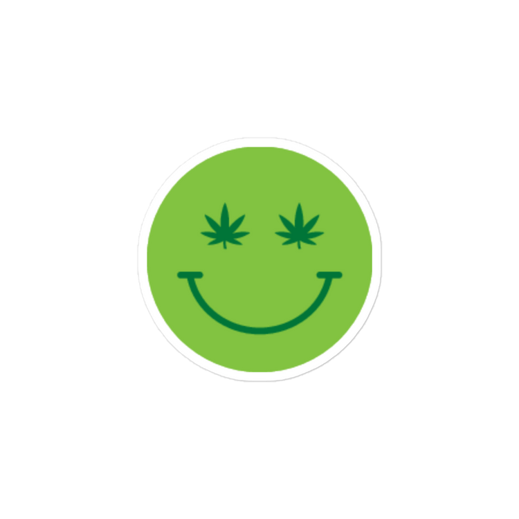Weed Smile - Sticker