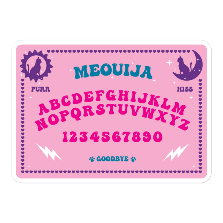 Meouija Board Sticker